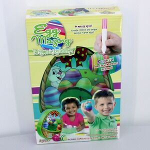 EggMazing Egg Decorator Kit, No Messy Dyes, 8 Colorful Non Toxic Markers